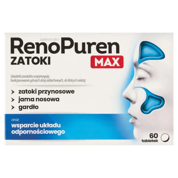 RenoPuren Zatoki Max, 60 tabletek