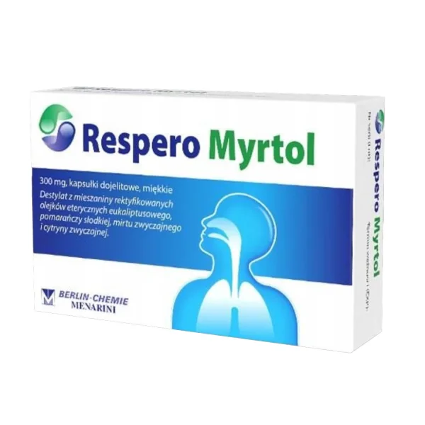 Respero Myrtol 300 mg, 50 kapsułek