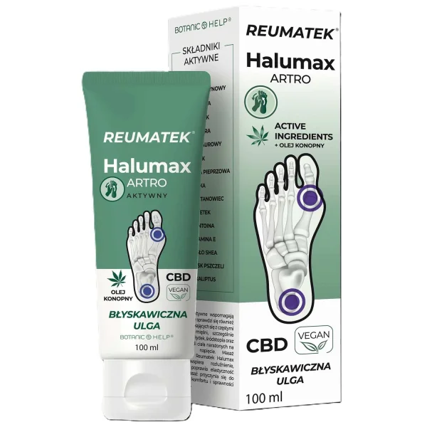 Botanic Help Reumatek Halumax Artro, maść do stóp, 100 ml