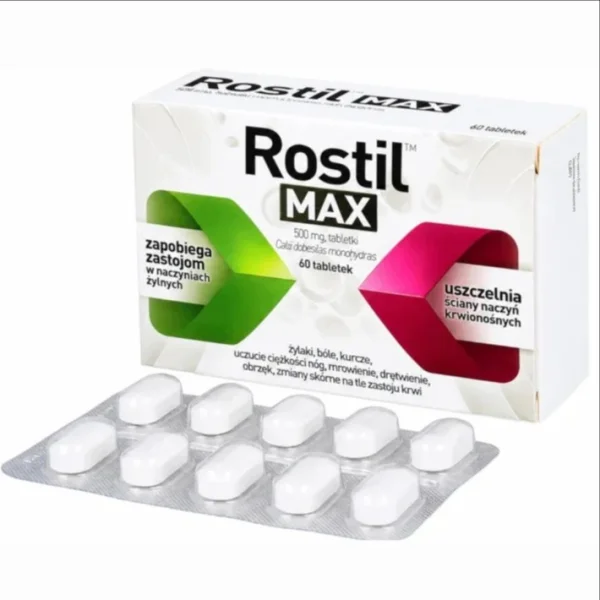 Rostil Max 500 mg, 60 tabletek