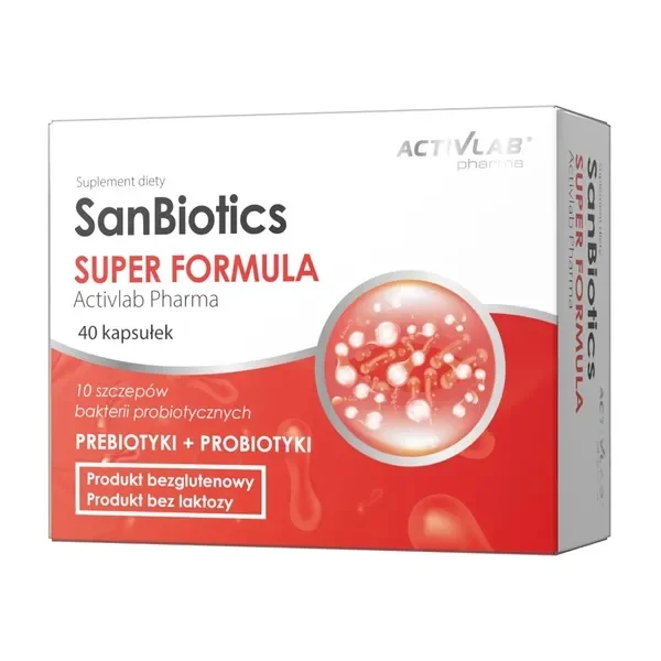 Activlab Pharma SanBiotics Super Formula, 40 kapsułek