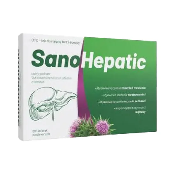 SanoHepatic, 60 tabletek
