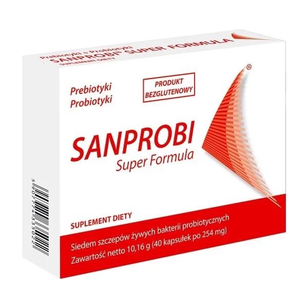 Sanprobi Super Formula, 40 kapsułek