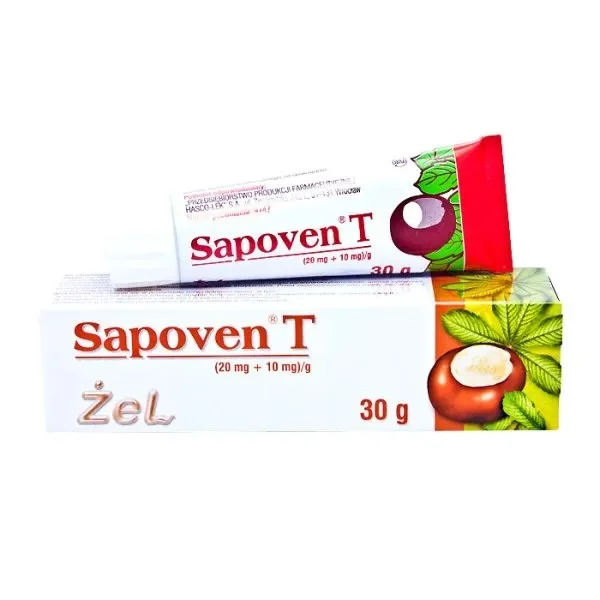 Sapoven T (20 mg + 10 mg)/g, żel, 30 g