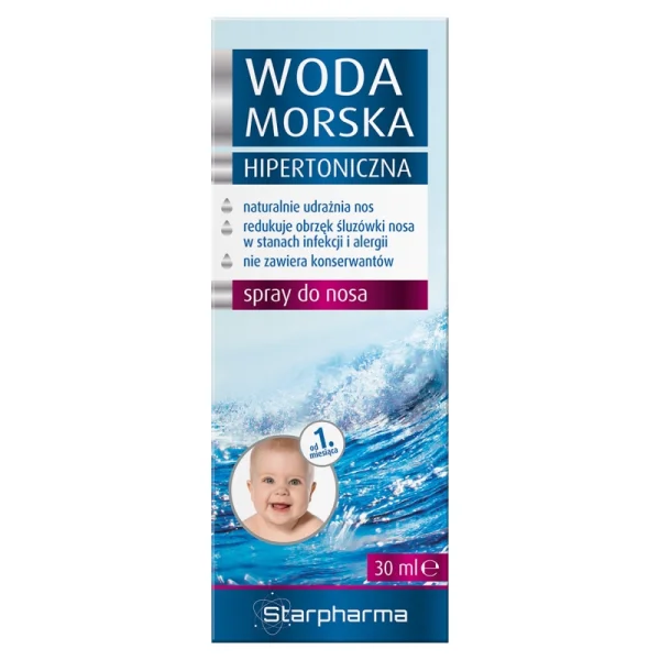 Starpharma Woda Morska, hipertoniczna, 30 ml