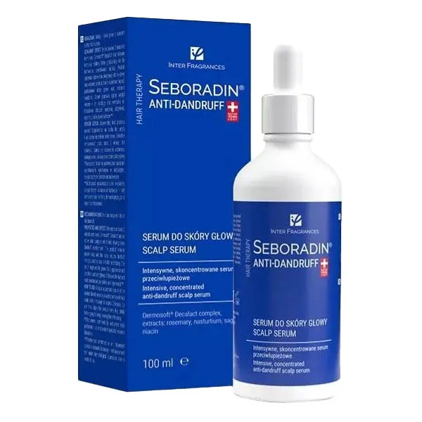 Seboradin Anti-dandruff, Serum przeciwłupieżowe do skóry głowy, 100 ml