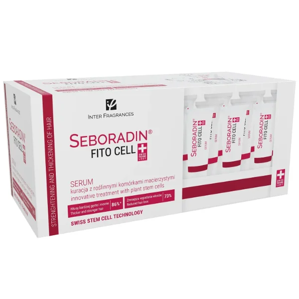 Seboradin FitoCell, serum stymulujące odrost włosów, 6 g x 15 tubek