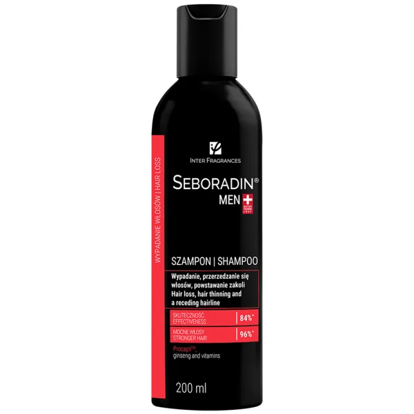 Seboradin Men, szampon przeciw wypadaniu włosów, 200 ml