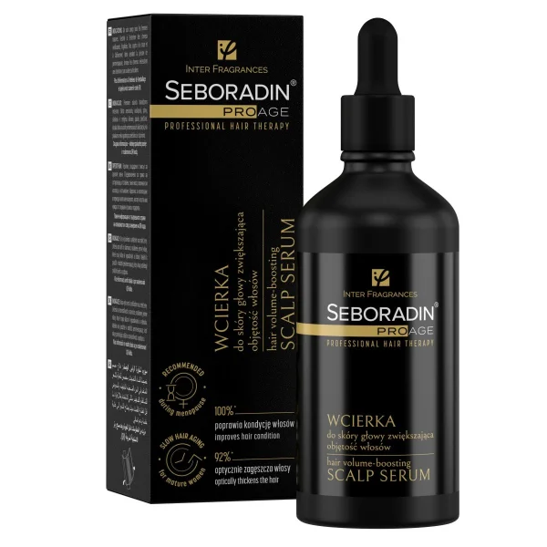 Seboradin PRO AGE Wcierka do skóry głowy zwiększająca objętość włosów, 100 ml