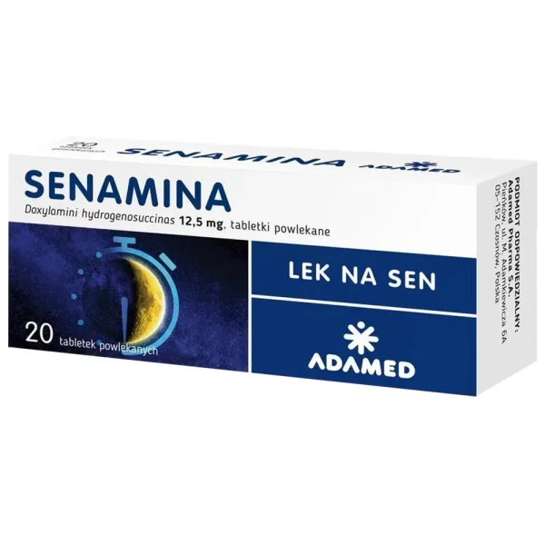 Senamina 12,5 mg, 20 tabletek powlekanych