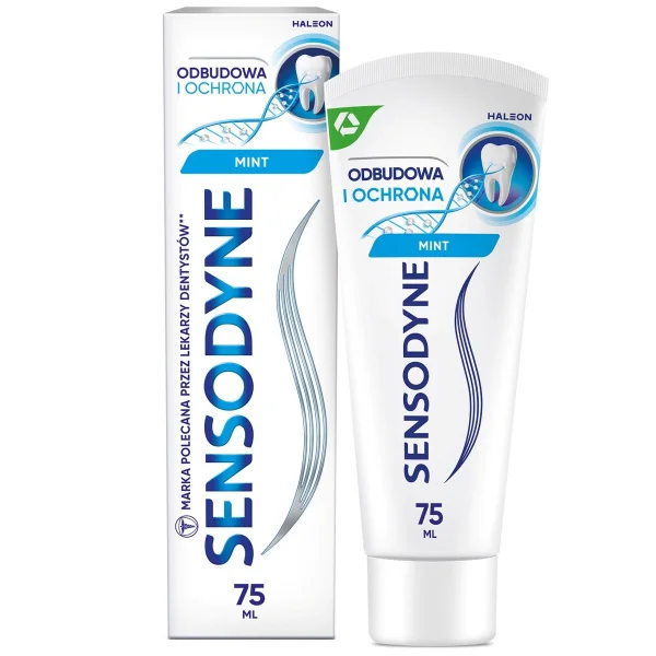 Sensodyne Odbudowa i Ochrona, pasta do zębów wrażliwych, 75 ml