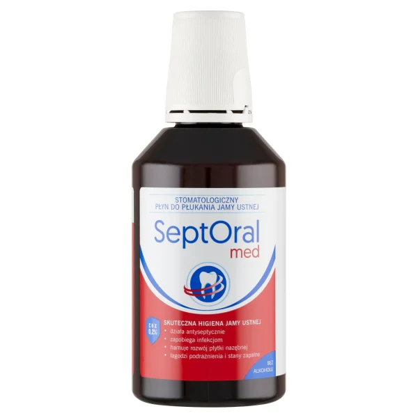 SeptOral Med, stomatologiczny płyn do płukania jamy ustnej, 300 ml