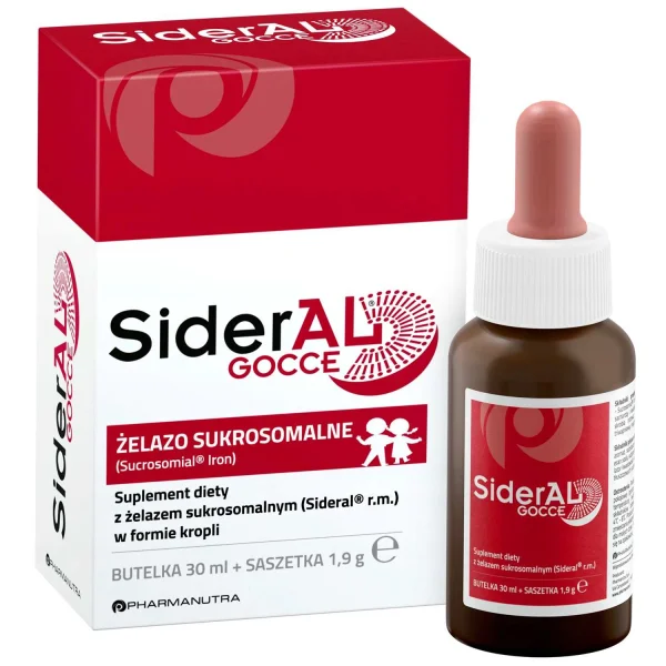 Sideral Gocce, butelka, 30ml + proszek w saszetce 1,9g