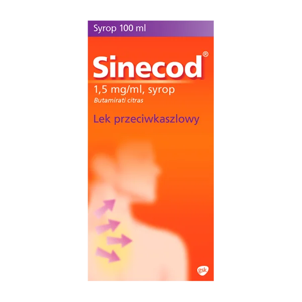 Sinecod 1,5 mg/ml, syrop, 100 ml