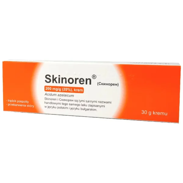 Skinoren, krem 200 mg/g 30 g (import równoległy Delfarma)