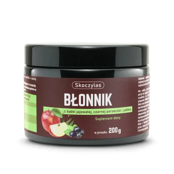 Skoczylas Błonnik, z babki jajowatej, czarnej porzeczki i jabłka, 200 g