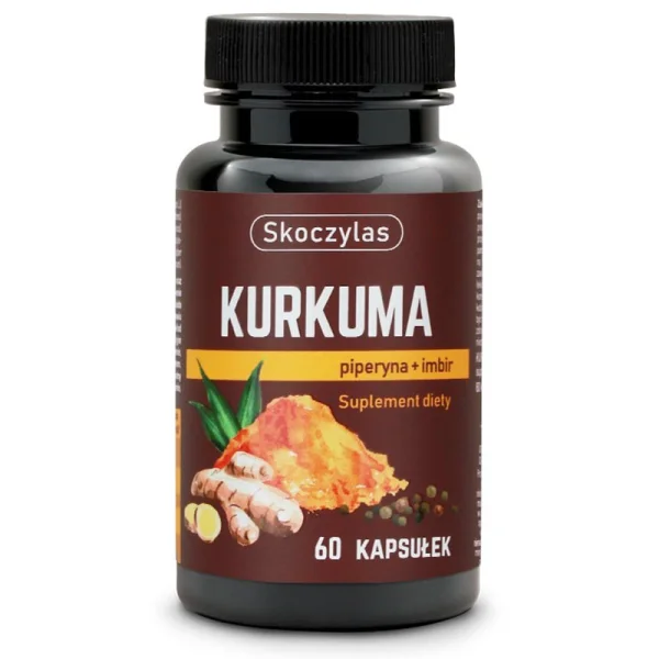 Skoczylas Kurkuma Piperyna Imbir, 60 kapsułek