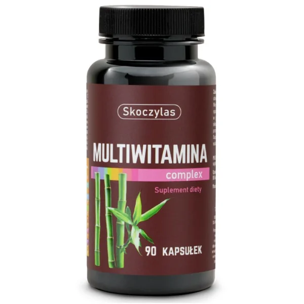 Skoczylas Multiwitamina Complex, krzem, bor i jod, 90 kapsułek