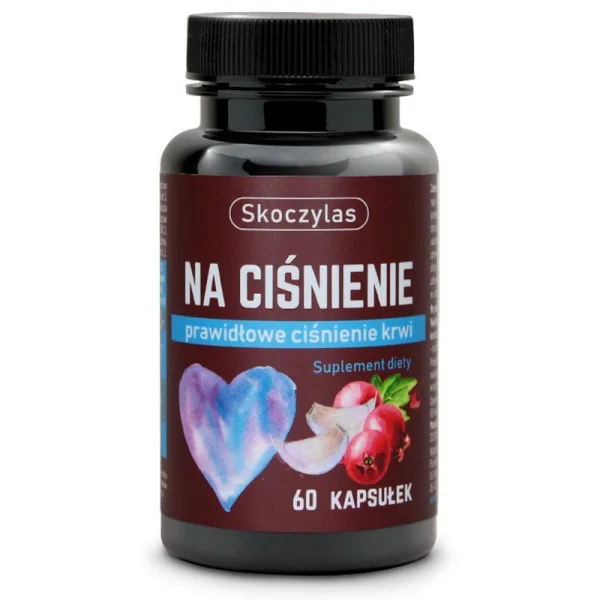Skoczylas Na ciśnienie, potas, aronia, L-leucyna, 60 kapsułek