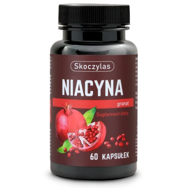 Skoczylas Niacyna z Granatem, 60 kapsułek