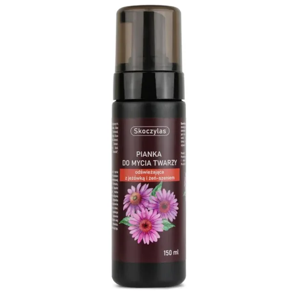 Skoczylas, odświeżająca pianka do mycia twarzy z jeżówką i żeń-szeniem, 150 ml