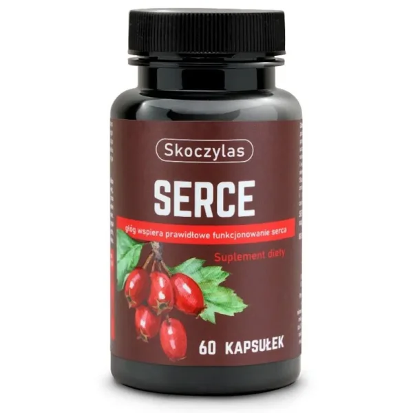 Skoczylas Serce, głóg, serdecznik, L-lizyna, 60 kapsułek
