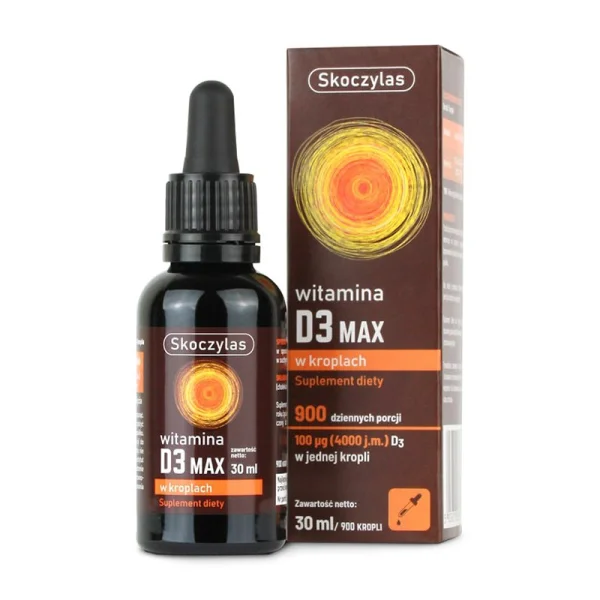 Skoczylas Witamina D3 Max, krople, 30 ml