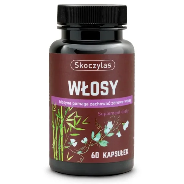 Skoczylas Włosy, L-cysteina, biotyna, L-metionina, 60 kapsułek