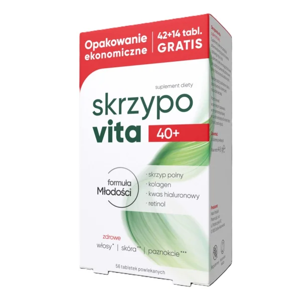 Skrzypovita 40+, 56 tabletek powlekanych