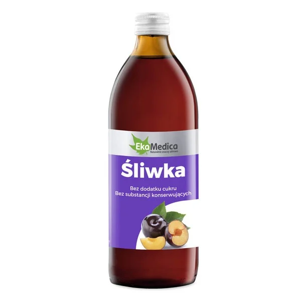 EkaMedica Śliwka, sok, 500 ml