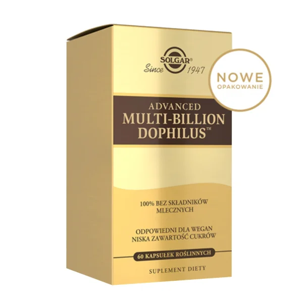 Solgar Advanced Multi-Billion Dophilus, 60 kapsułek