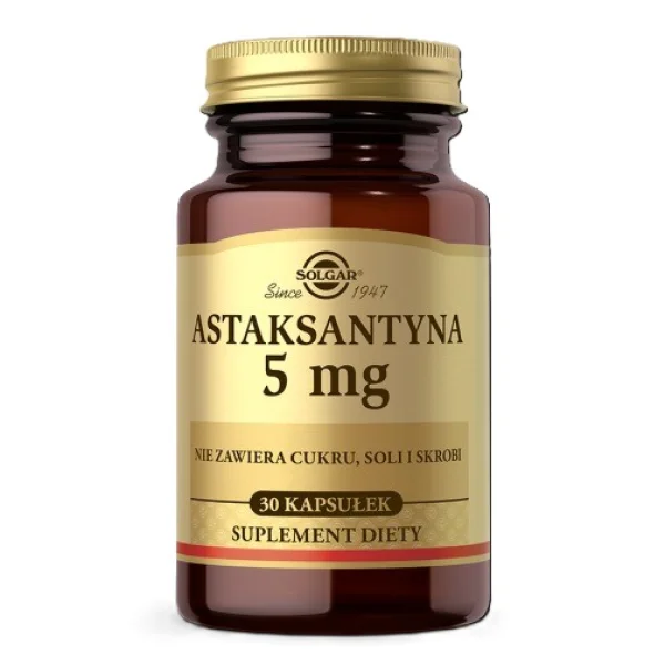 Solgar Astaksantyna 5 mg, 30 kapsułek