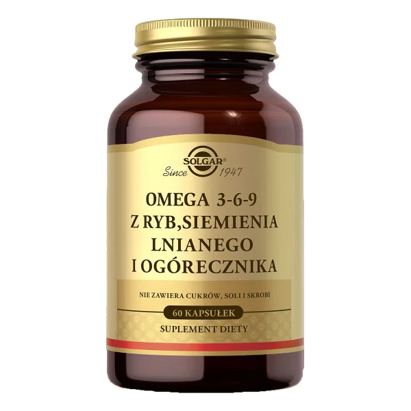 Solgar Omega 3-6-9, 60 kapsułek