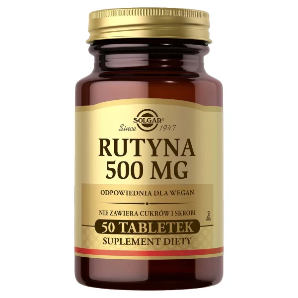 Solgar Rutyna 500 mg, 50 tabletek