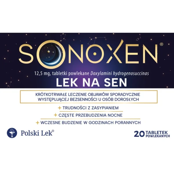 Sonoxen 12,5 mg, 20 tabletek powlekanych