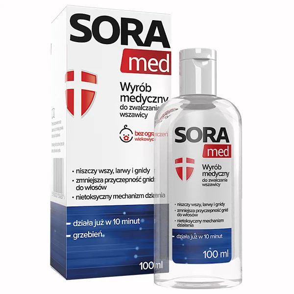 Sora Med, płyn do zwalczania wszawicy głowy, 100 ml