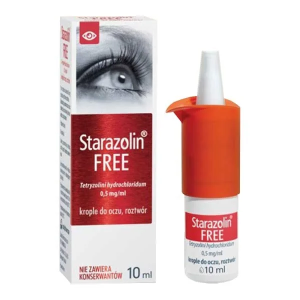 Starazolin Free 0,5 mg/ml, krople do oczu, 10 ml