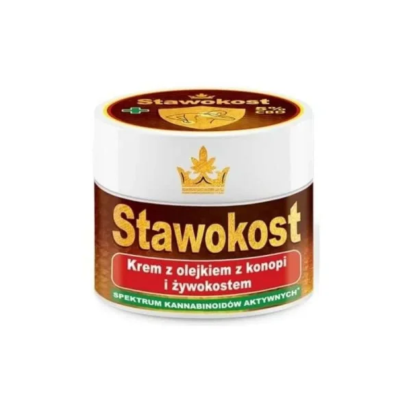 Stawokost, krem z olejkiem z konopi i żywokostem, 50 ml