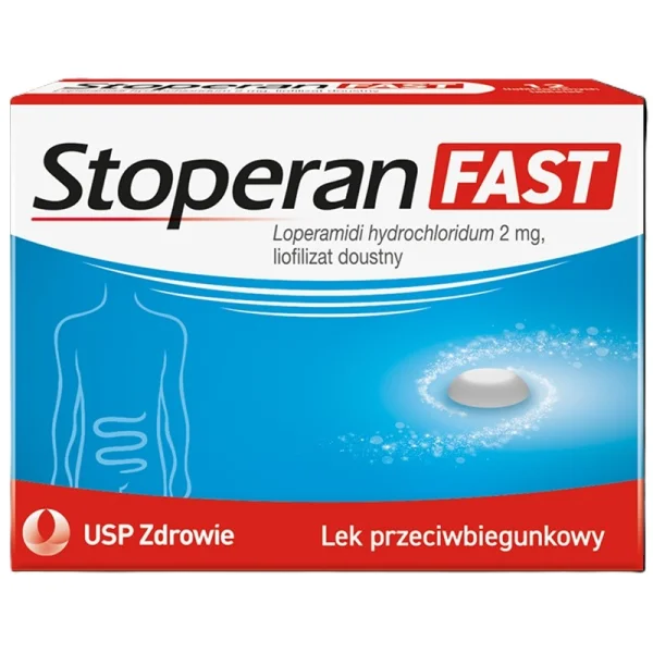 Stoperan Fast 2 mg, liofilizat doustny, 12 tabletek