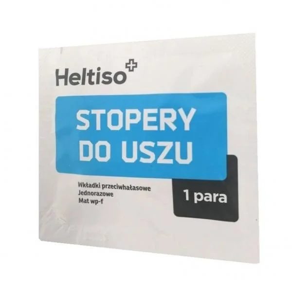 Heltiso, Stopery plastyczne do uszu, 1 para