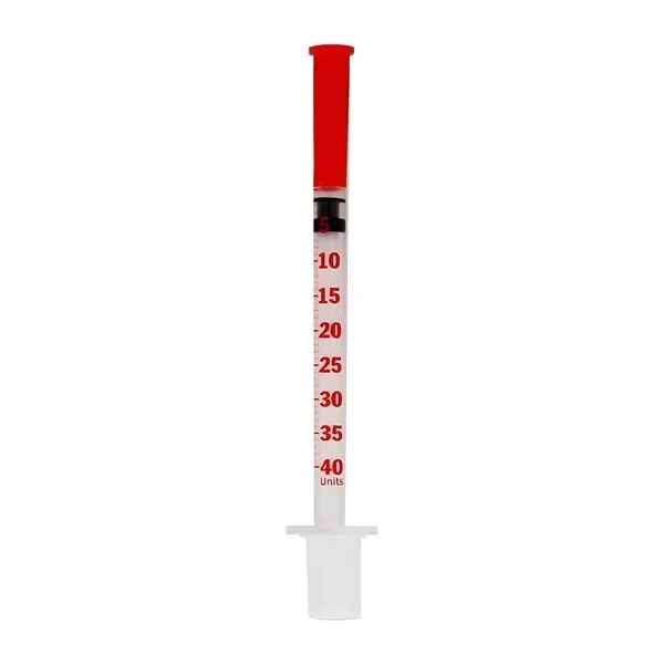 Strzykawka insulinowa U-40 z igłą, 0,3 mm x 8 mm, 1 sztuka