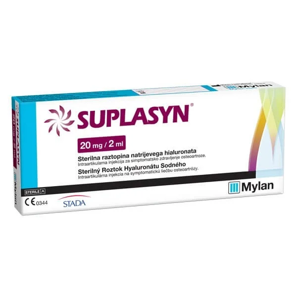 Suplasyn 20 mg/2 ml, roztwór do iniekcji, 1 ampułkostrzykawka