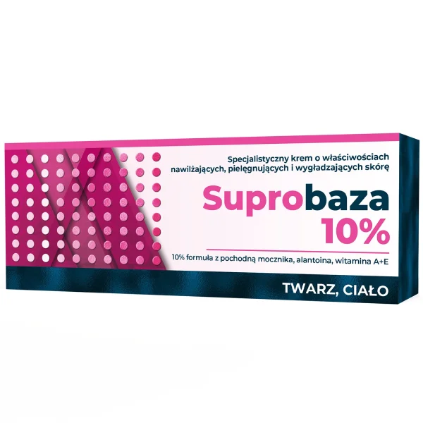 Suprobaza 10%, specjalistyczny krem nawilżający, 30 g