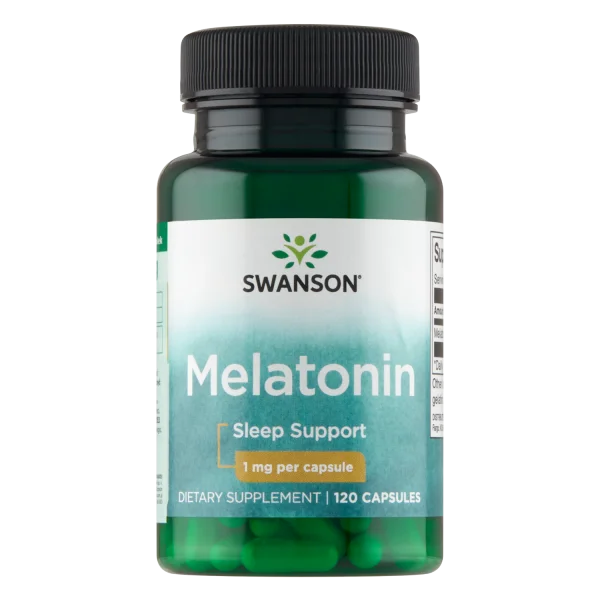 Swanson Melatonin, melatonina 1 mg, 120 kapsułek