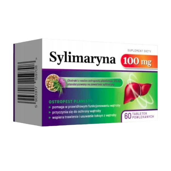 Sylimaryna 100 mg, 60 tabletek powlekanych