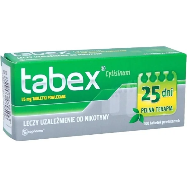 Tabex 1,5 mg, 100 tabletek