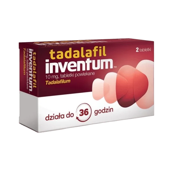 Tadalafil Inventum 10 mg, 2 tabletki powlekane