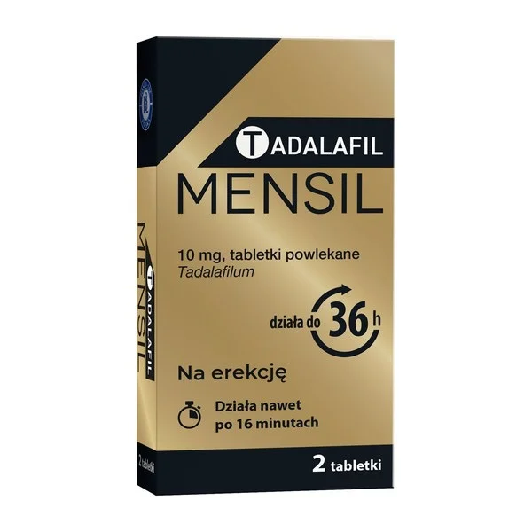 Tadalafil Mensil 10 mg, 2 tabletki powlekane