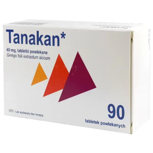Tanakan,90 tabletek (import równoległy Medezin)