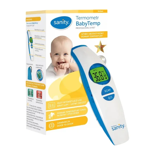 Sanity BabyTemp AP 3116, termometr bezdotykowy na podczerwień